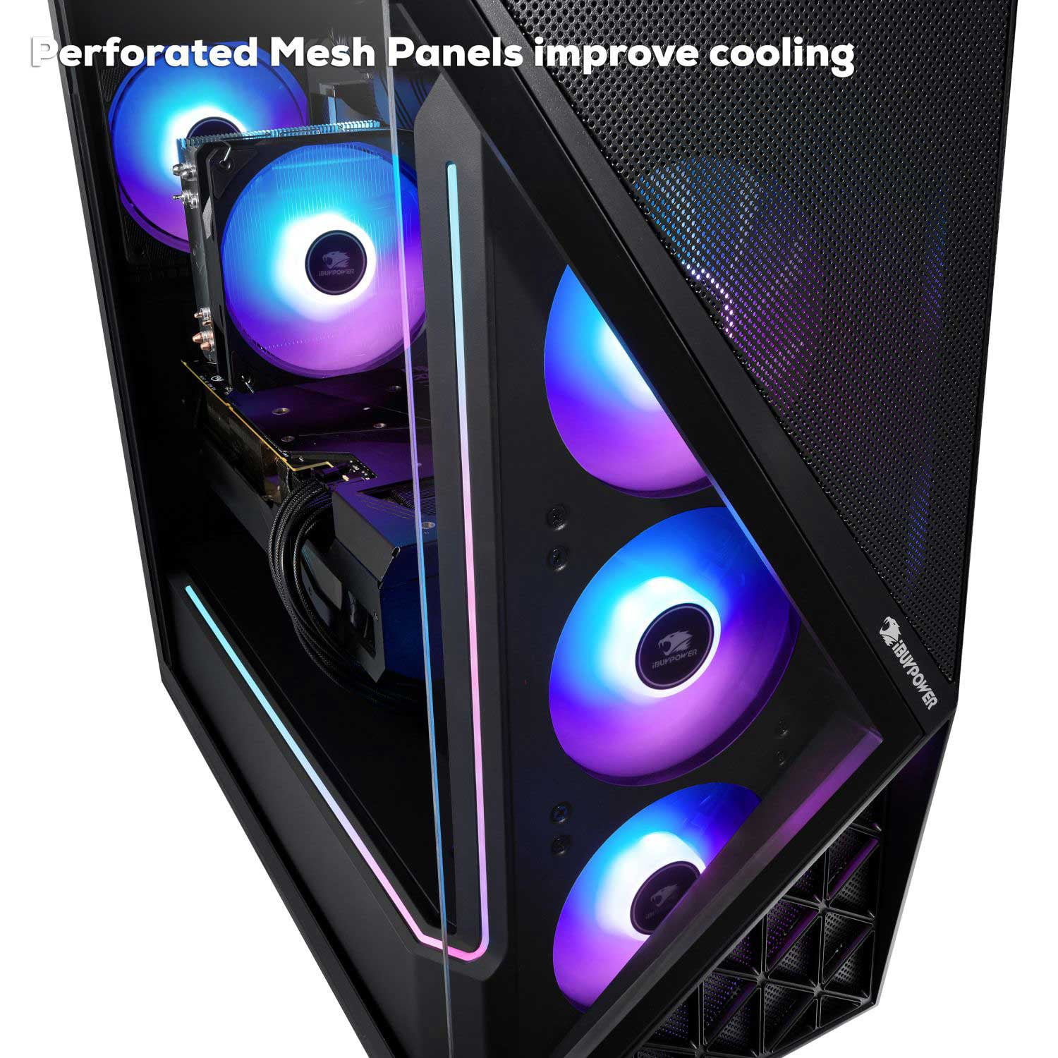 iBUYPOWER Slate Gaming PC Desktop - Intel Core i7 14700F