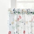 thumbnail image 2 of Martha Stewart Martha’s Garden Tier Set, Multicolor, Pole Top, Semi Sheer, Indoor, Adult, 2 Piece Set, 27" x 24", 2 of 6