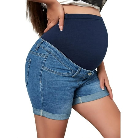

Maternity Denim Shorts Medium Wash L