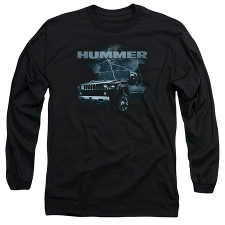 Long Sleeve Riding Shirt - Hummer - Stormy Ride Adult Long Sleeve T-Shirt - Adult Long Sleeve T-Shirt / L / Black