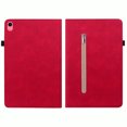 thumbnail image 7 of TECH CIRCLE Case for iPad 10th Generation 2022, PU Leather Shockproof Protective Card Slots Zipper Pocket Multiple Viewing Angles Stand Auto Wake/Sleep Wallet Case For Apple iPad 10th Gen,Red, 7 of 7