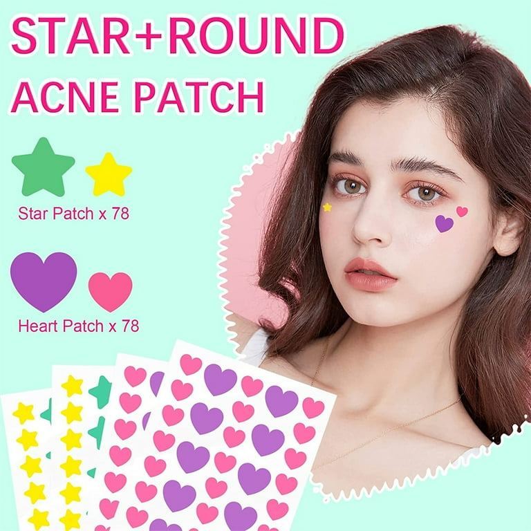 Amazon.com: LitBear Star Pimple Patches, Black & Pink