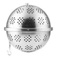 thumbnail image 3 of WASHWEPE 1Pack Tea Filter Silver 11Cm Diameter Stainless Steel for Afternoon Tea, 3 of 8