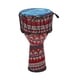 thumbnail image 3 of Tambor Djembe Tambor africano Portátil Montessori PVC Ligero 8 pulgadas Instrumento de percusión Juguetes rítmicos para regalos Niños Adultos Rojo, 3 of 9