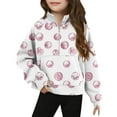 thumbnail image 2 of Bnwani Long Sleeve Toddler Shirt Hoodless Fleece Printed Tops 9 Years, 2 of 5