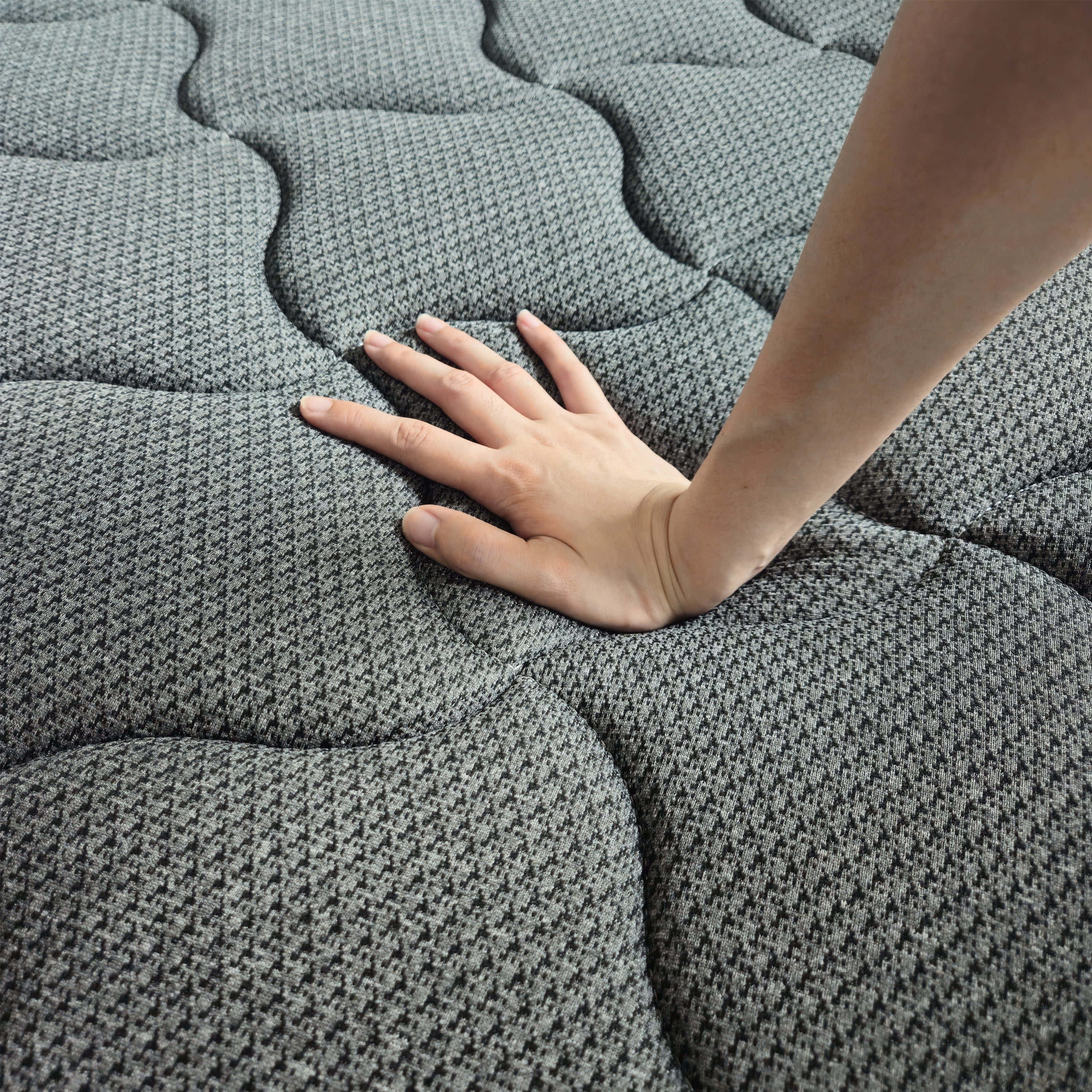 Slept Better 10 inch Full Size Mattress In Box,Memory Foam & Spring Hybrid Mattress,Medium Firm,Drift Off Quickly, Sleep Deeply
