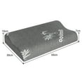 thumbnail image 4 of Abbracc Oreiller Cervical en Bambou Housse en Mousse à Mémoire de Forme Lavable 4, 4 of 8