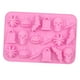 thumbnail image 2 of Seyotauo Pumpkin Skull Fondant Chocolate Molds, Halloween Ghost Bat Owl Cat Silicone Molds for Cake Decoration Cupcake Candy for Halloween Party Cupcake Cake Topper Decorating, 2 of 4