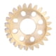 thumbnail image 2 of Gusano De Latón De 24 Dientes Rueda De Tornillo Sin Fin De Latón Fuerte Durable Para Engranajes De Transmisión Del Motor ANGGREK Hardware, 2 of 8