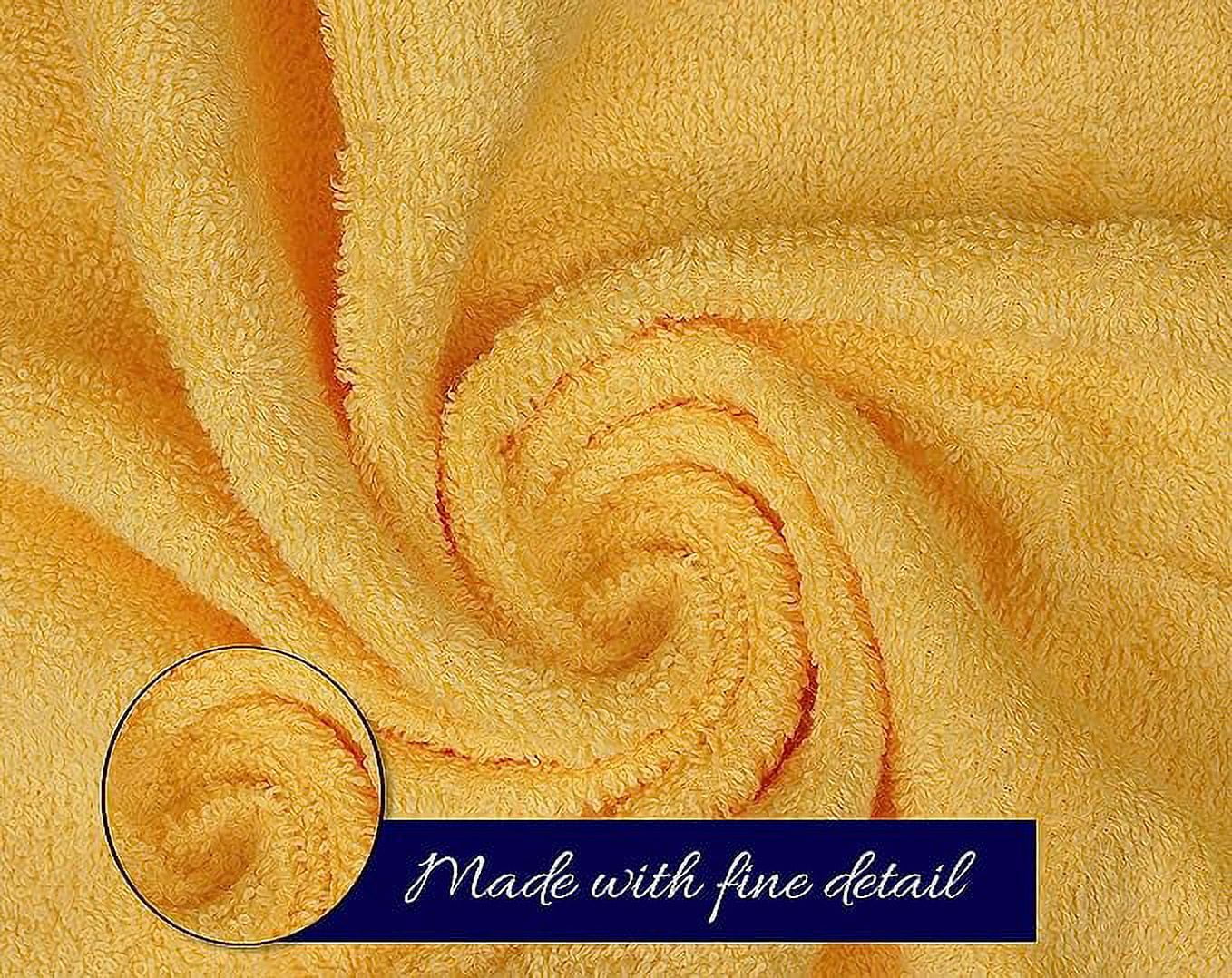 Zuperia 10-Pack Hand Towels, 16" x 28" Soft Cotton, Absorbent, Multicolor for Bathroom, Gym & Spa Use