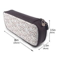 thumbnail image 3 of Lsque Cat Bear Rabbit Printed Big Capacity PU Leather Pencil Case Large Pencil Pouch Stationery Pen Bag Pencil Holder for Teen, 3 of 6