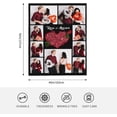thumbnail image 6 of Customized Blankets with Photos Custom Blanket Family Picture Upload Personalized Blanket for Adults Customize Blanket Birthday Customizable for Dad Mom Nana Kids Dogs Friends, 6 of 6