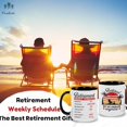thumbnail image 2 of Retirement Weekly Schedule Mug - Funny Retired Gifts for Men, Women, Retirement Present Dad Mom, Ideas for Her Coworkers, Office, Family, Retirement Cup for Birthday, Christmas, Happy Gifts, 2 of 6