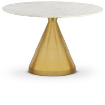 Meridian Furniture Emery White Marble Dining Table