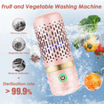 thumbnail image 2 of SLOK Upgraded Fruit Vegetable Purifier Cleaner, OH-ion Food Washing Machine for Meat Seafood Grains, Capsule Design, 2 of 8