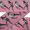 thumbnail image 6 of IBA Indianbeautifulart Brown Branch|Cuckoo & Robin Bird Printed Ribbon&nbsp;Trim&nbsp;9 Yards Velvet Fabric Laces For Crafts Sewing Accessories 4 Inches, 6 of 8