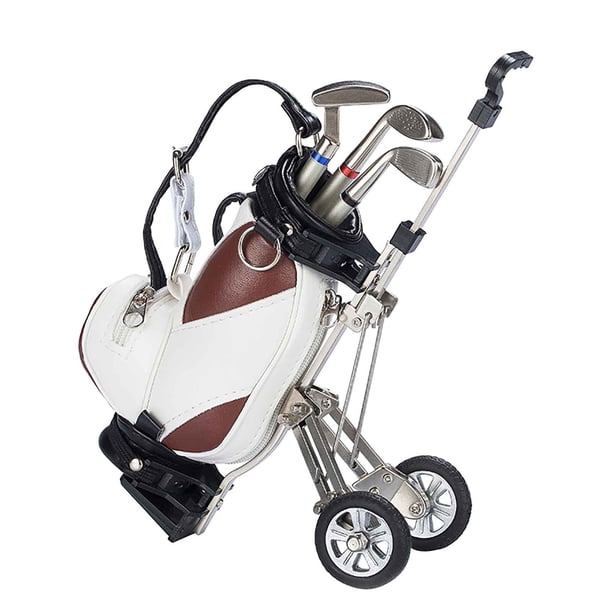 Ganfancp Bolígrafo Bolsa de Golf Regalo Creativo Decoración de Oficina Decoración Moderna Bolígrafo Ofertas Flash 1X Portabolígrafos