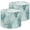 Color 4, variant on Lamp Shades Set of 2 Hand Drawn Starfish Shells Coral Soft Teal Coastal 13" x 13" x 10" Lampshade for Table Lamps Floor Lamps Lamp Shade Replacement Easy Assembly Required