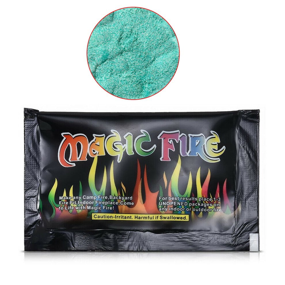 1PC Mystical Fire Magic Tricks Bonfire Camp Fire Colorful Flame Powder Games Toy 