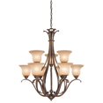 thumbnail image 1 of CH35409RBZB 9 Light Monrovia Chandelier, Royal Bronze, 1 of 1