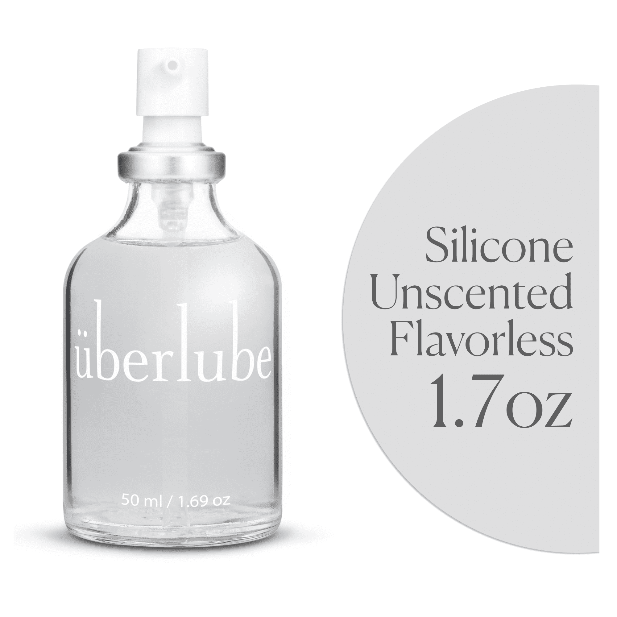 Uberlube Luxury Lubricant LatexSafe Natural Silicone Lube with