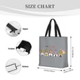 thumbnail image 4 of Vsdgher Have a Nice Day print Tote Bag for Women Shoulder Bag with Zipper Large Shoulder Bag Handle Handbag Portable Washable for Travel, Work, 4 of 8