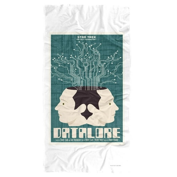 Star Trek Beach Towel, 30"x60" TNG Season 1 Episode 13 Beach Towel