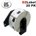 thumbnail image 1 of 20 Rouleaux EZlabel Frère Compatible DK1218 Rond Die-Cut Étiquettes 0.94" (24mm) de Diamètre 1000 Étiquettes par Rouleau, 1 of 1
