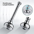 thumbnail image 4 of Aeroador de la ducha Aeroador Ahorro de agua Girar de 12MPA Boquilla de filtro SPLASH a prueba de salpicaduras Bubbler Cabeza Repuesto Reemplazo Pulverizador Adaptador Silver Metal Head Scienceny HA010670-06, 4 of 6