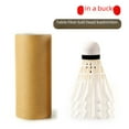 thumbnail image 5 of Premium Durable Goose Feather Shuttlecocks with Nylon Fiber Cork Base - 3-Pack in Storage Bucket for Training & Entertainment, Ideal for Wholesale and Drop Shipping, 5 of 5