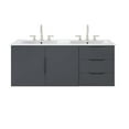 thumbnail image 3 of Modway Vitality 48" Double Sink Bathroom Vanity in Gray White, 3 of 8