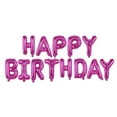 thumbnail image 1 of Fridja Self Inflating Happy Birthday Balloons Banner Bunting 16 inch Letters Foil, 1 of 5