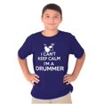 thumbnail image 5 of Can't Keep Calm a Drummer Percussion Crewneck T Shirts Boy Girl Teen Brisco Brands L, 5 of 6