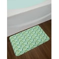 thumbnail image 2 of Exotic Bath Mat, Summer Botany Themed Repeating Tropical Foliage Jungle Leaves Pattern, Plush Bathroom Decor Mat with Non Slip Backing, 29.5" X 17.5", Multicolor, by Ambesonne, 2 of 2