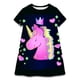 thumbnail image 5 of Vestido de princesa de manga corta blanco de verano para niña, vestidos de fiesta de unicornio para bebé, ropa para niños de 2 a 8 años, regalos de cumpleaños, 5 of 5