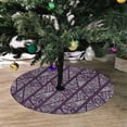 thumbnail image 2 of FMSHPON Striped PatternTribal Motifs Xmas Christmas Tree Skirt Stand Mat for Holiday Party Decoration Indoor Outdoor 48 inches, 2 of 3
