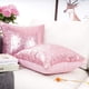 thumbnail image 3 of Fundas de almohada decorativas YOUR SMILE Pink Bling, 45 x 45 cm, paquete de 2, 3 of 8