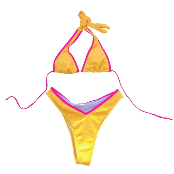 Akiihool Swimsuits For Women One Piece Retro One Piece Backless Bather