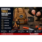 Sustain Supply Emergency Survival Kit for 4 People, 72 Hour Disaster Preparedness Backpack with Food, Water, First Aid & Emergency Supplies