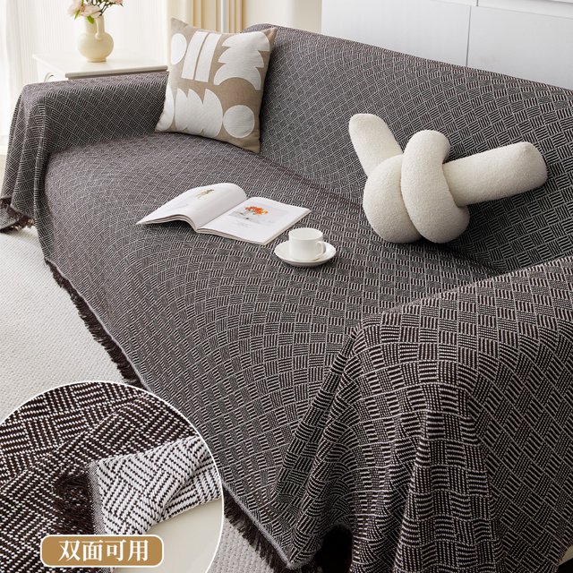 New Chenille Sofa Blanket Multipurpose Solid Color Furniture Cover Sectional Sofa Mat Sofa Towel Covers Home Living Room Decor