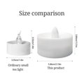 thumbnail image 2 of QualitChoice 6pcs Timed Candle Light Tea Lights Flashing Flameless Candle Lights Electronic LED Lamp Nightlight with Remote Control for Home Outdoor, 2 of 6