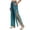 Cyan, variant on Tear Away Pants for Women Side Slit Snap Sweatpants Loose Fit Post Surgery Casual Adaptive Clothing with Pockets