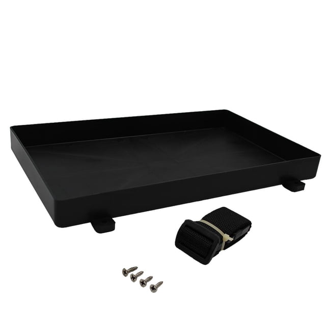 Almencla New Marine Battery Tray Holder for The Series 24 with Hold-down Buckle Straps