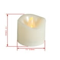 thumbnail image 4 of Candle Choice 24 PCS Premium Realistic Flameless Votive Candles, Battery-operated Votives, Long Battery Life 120+ Hours, Batteries Included, 4 of 5