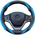 thumbnail image 1 of Funda de cuero para volante de coche - Universal (37-38 cm), transpirable y antideslizante, 1 of 5