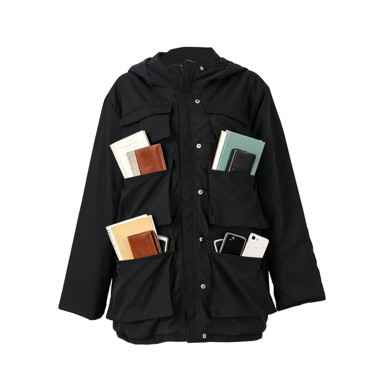 ジャケット・アウター 00s closed Archive Travel pocket jacket Multi-Pocket Travel Jacket, Unisex Lightweight Coat with 10 Hidden