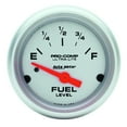 thumbnail image 5 of AutoMeter Gauge Fuel Level 4314 Ultra-Lite; 2-1/16 Inch; Short Sweep Electric; Analog; 0 Ohms Empty/90 Ohms Full; Silver Face/Brushed Bezel/Orange Needle; Incandescent Around The Dial, 5 of 5