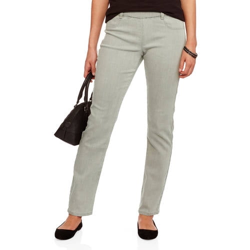 nevermind women's wanton pull-on straight jeans - Walmart.com
