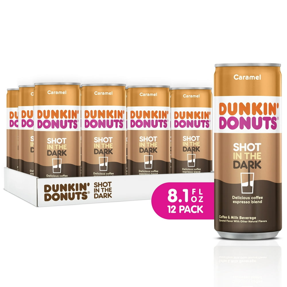 Dunkin' Donuts Shot in the Dark Caramel, 8.1 fl oz, 12 Count Walmart