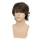 thumbnail image 3 of Peluca recta para hombre pelo corto sintético para hombre transpirable fácil de usar oculta para Halloween ANGGREK Otros, 3 of 8
